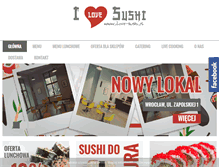 Tablet Screenshot of ilove-sushi.pl